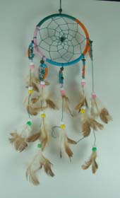 Dream Catcher Rainbow Colour  W12cm With 3.5cm Mini Circles