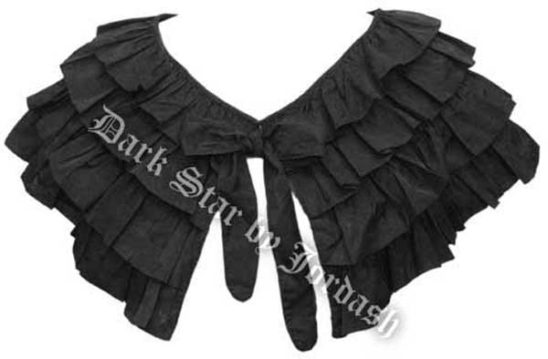 DARK STAR POLY SILK CAPELET DS/JK/7149 BLK