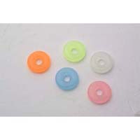 Body Piercing Add On Glow In The Dark Disc 5pcs