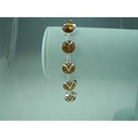 Amber Bracelet Circle Link