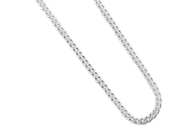 Silver Chain  16 Inch (50) Gb2l 925 Sterling