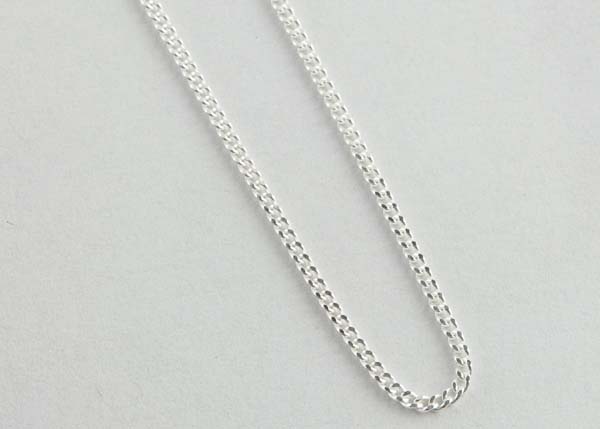 Silver Chain  16 Inch (35) Gb2l 925 Sterling