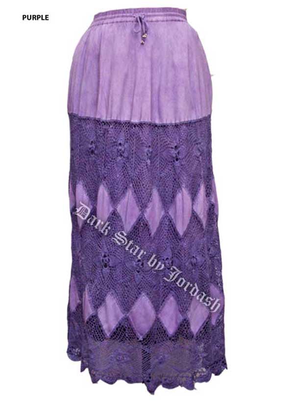 Jordash JD/SK/506 Rayon/Crochet Skirt