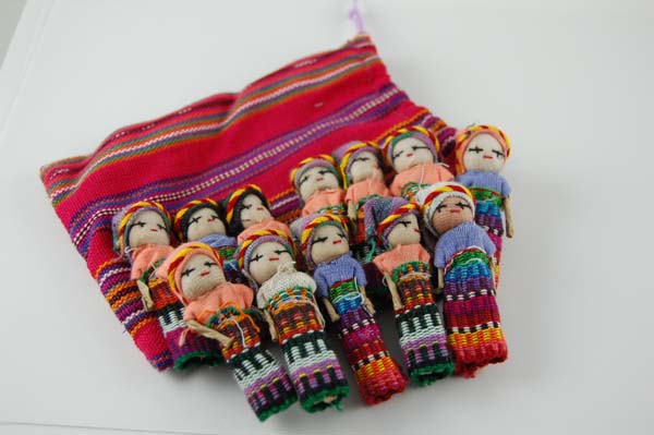 Worry Dolls Set Of 12