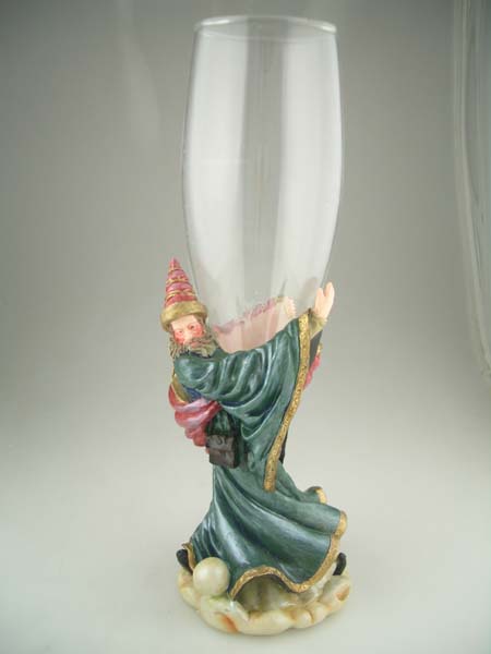 Wizard Wine Glass Fire