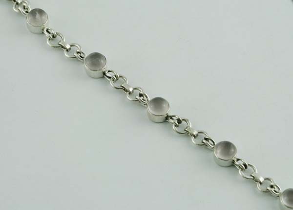 Silver Bracelet Stone No 130 925 Sterling