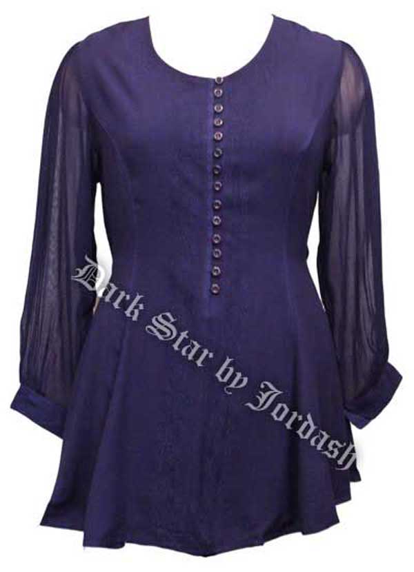 JORDASH LONG LARGE SIZE EMBROIDERED BLOUSE JD/BL/44