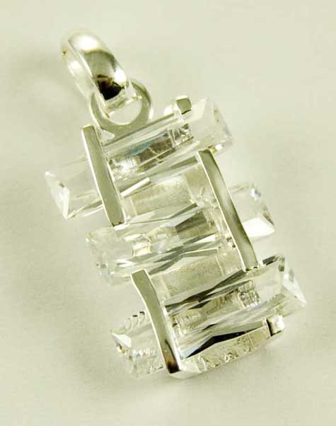 Pendant Silver 3 Rows