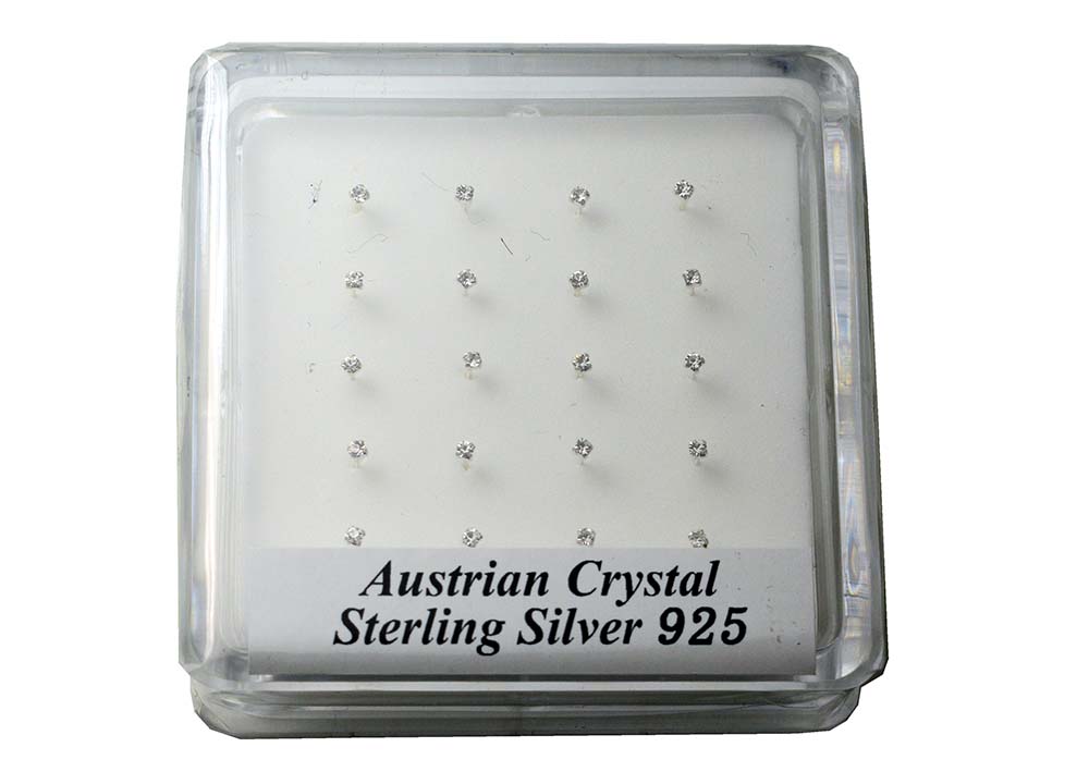 Nose Stud Silver Asstd Set 91