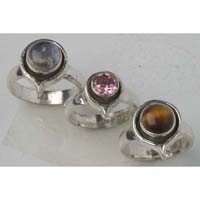 Silver Ring  Stone No R299 925 Sterling