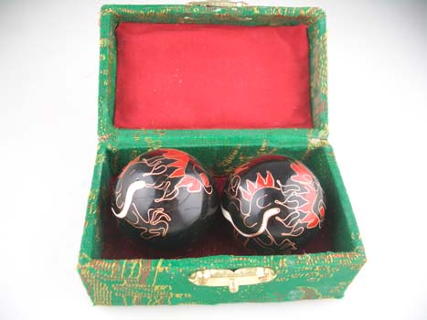 Health Ball Dragon Black 35mm Baoding Health Ball