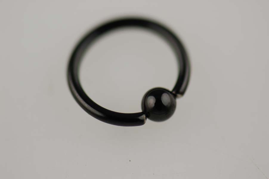 Body Piercing Bcr 8mm 1.2 4pcs Black