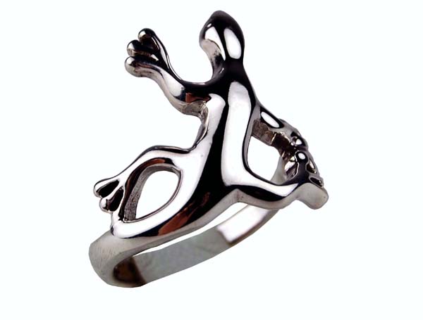 RING SILVER LIZARD