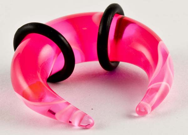 Body Piercing CLAW PINK 8MM