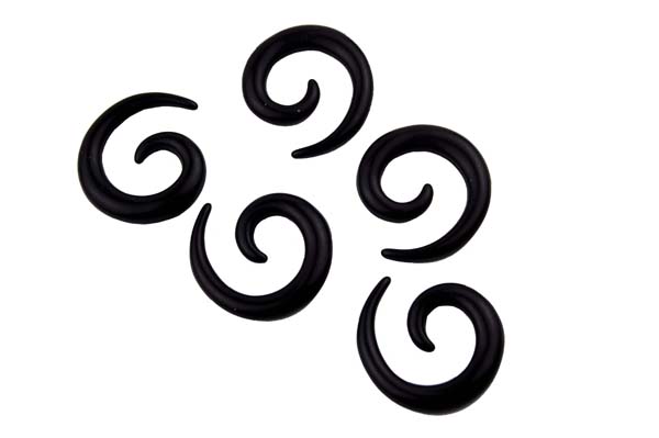 Body Piercing Spiral Acrylic 3mm 5pcs