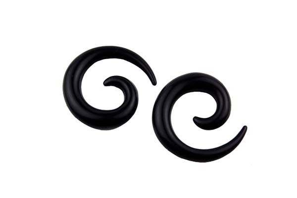 Body Piercing Spiral Acrylic 5mm 2pcs