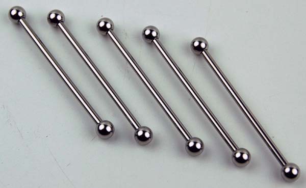 Body Piercing Scaffold Steel 4x31x1.6mm - Price is for 1pc only!