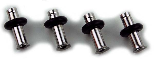 Body Piercing Tunnel Steel 3mm 4pcs