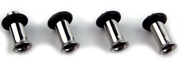 Body Piercing Tunnel Steel 4mm 4pcs