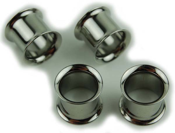 Body Piercing Tunnel Steel 10mm 4pcs