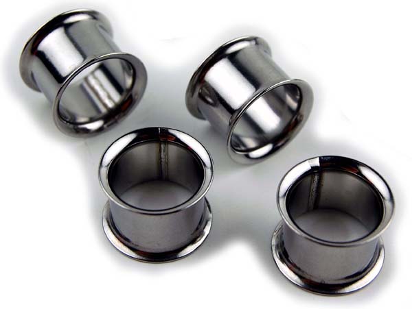 Body Piercing Tunnel Steel 12mm 4pcs