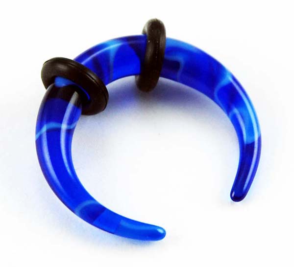 Body Piercing Claw Blue 2Pcs 4mm
