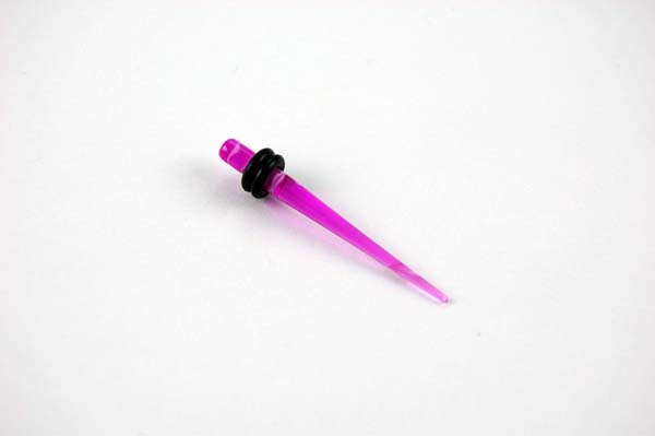 Body Piercing Stretcher Straight Purple 4mm 3pcs In A Pack