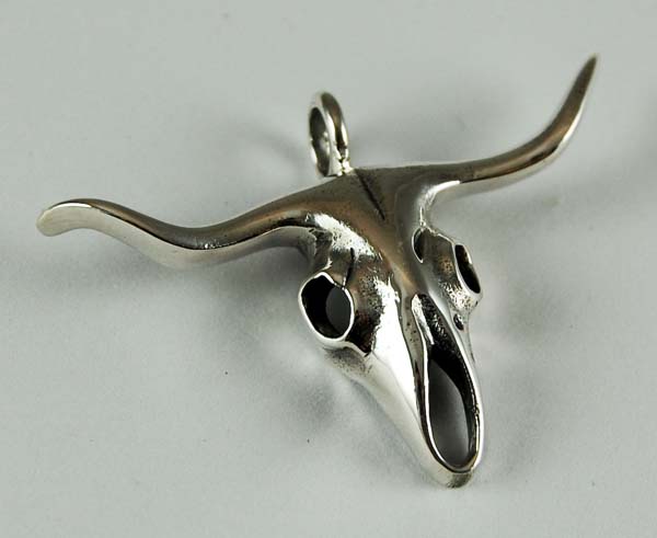 Pendant Silver Buffalo Head