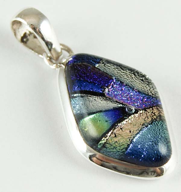 Pendant Silver Decorlic Glass Small
