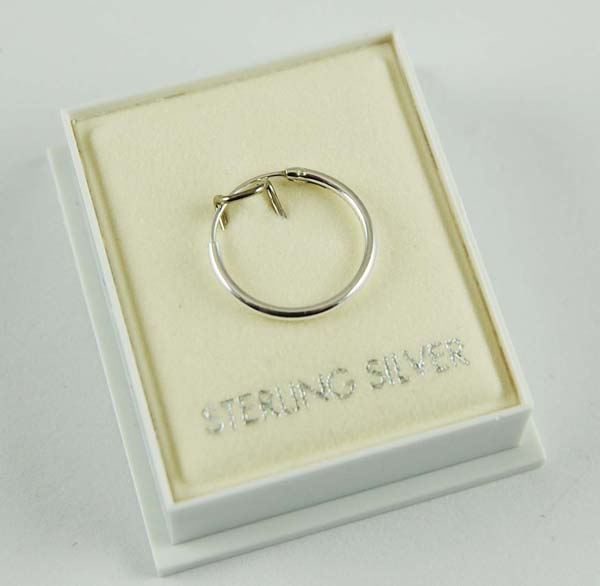 Earring Silver Sleeper For Men
