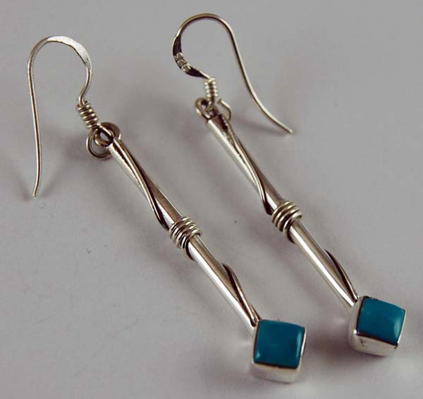 Earring Silver Turquoise