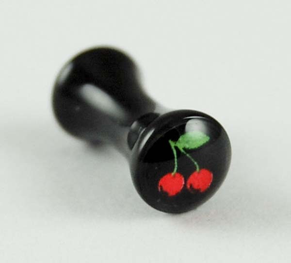 Body Piercing Plug 3mm Cherry