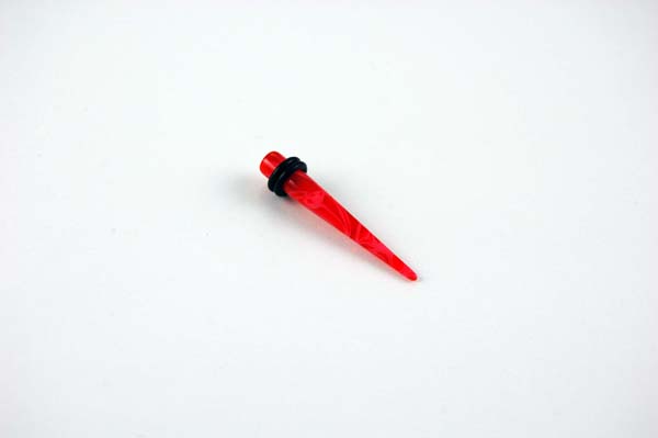 Body Piercing Stretcher Straight 6mm Red2pcs In A Pack