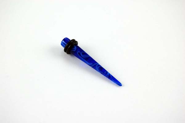 Body Piercing Stretcher Straight 6mm Blue 2pcs In A Pack
