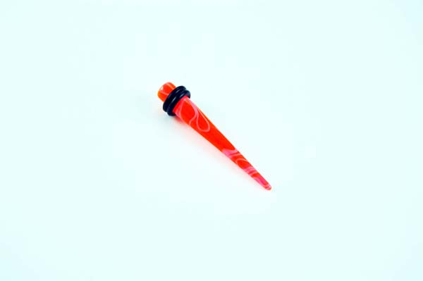 Body Piercing Stretcher Straight 6mm Orange2pcs In A Pack