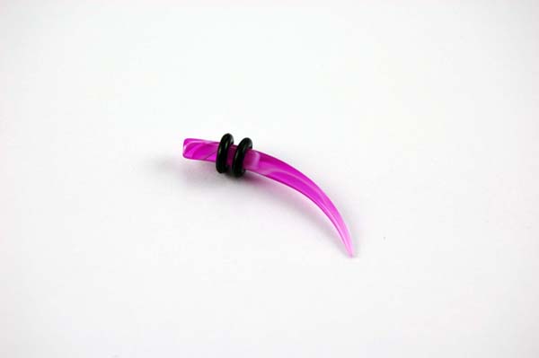 Body Piercing Stretcher Curved Purple 4mm3pcs In A Pack