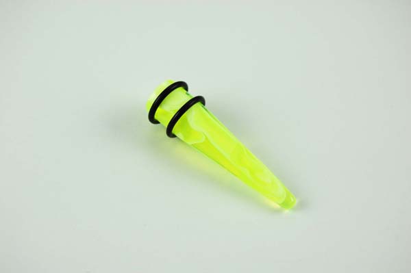 Body Piercing Expander Green Marble 12mm