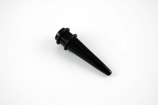 Body Piercing Expander Black Plain 12mm