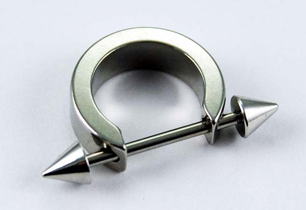 Earring With Plain Ends Nickel Free