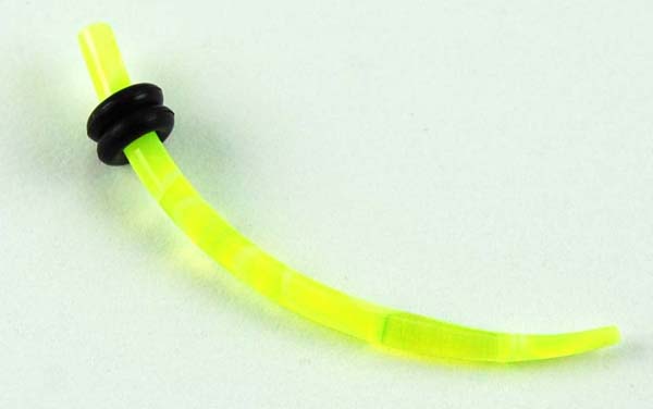 Body Piercing Stretcher Curved Green Marble 2mm 4pcs