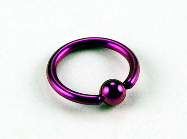 Body Piercing Bcr 8mm Purple 1.2mm 2pcs