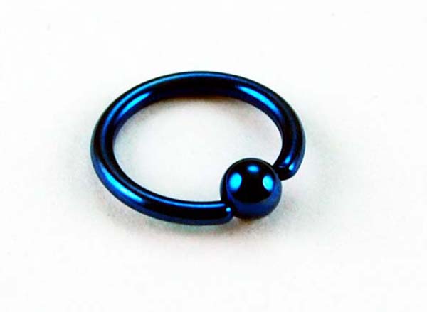 Body Piercing Bcr 8mm Blue 1.2mm 2pcs