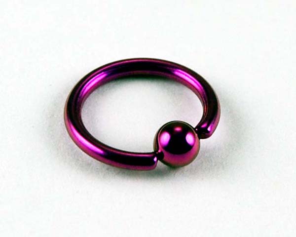 Body Piercing Bcr 10mm Purple 1.6mm