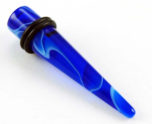 Body Piercing Stretcher Straight Blue 10mm