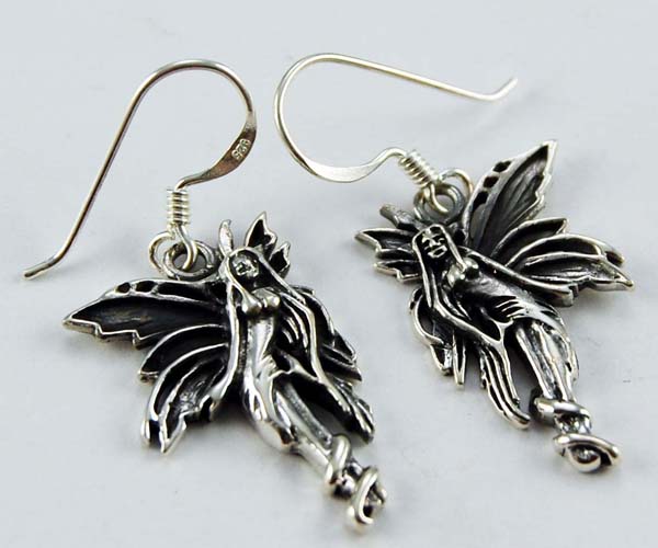 Earring Silver Fairy