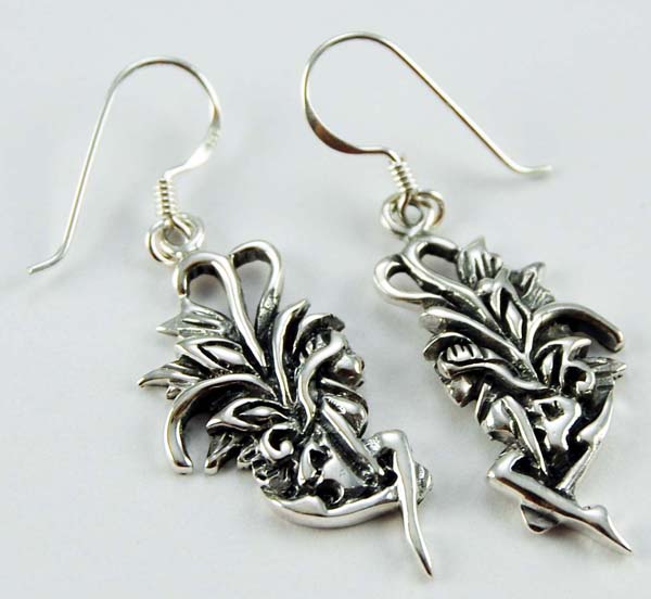 Earring Silver FLOWER FAIRY