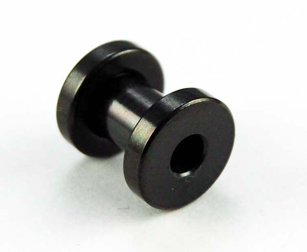 Body Piercing Plug Anodizied Black 5mm