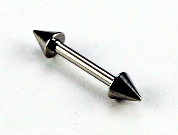 Body Piercing Barbell Steel With Spike 5pcs 3x8x1.2mm