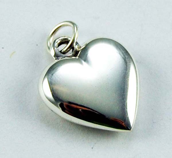 Pendant Silver 14mm Heart
