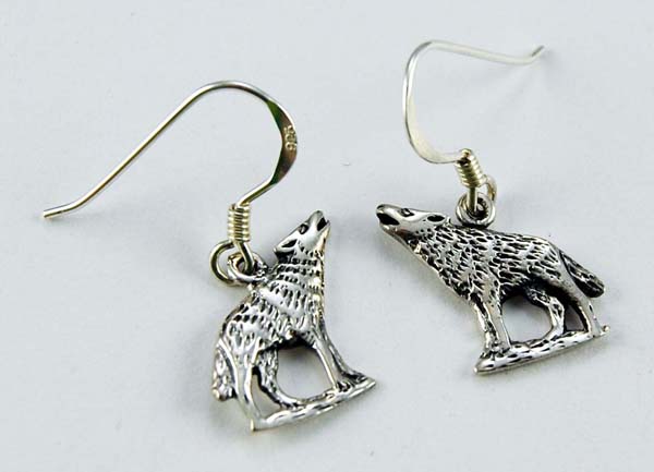 Earring Silver Wolf